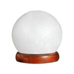 White Salt Lamp – Globe (USB Series)