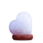White Salt Lamp – Heart (USB Series)