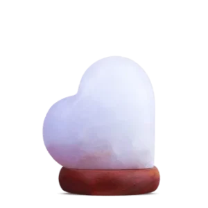 White Salt Lamp - Heart (USB Series)