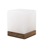 White Salt Lamp – Square (USB Series)